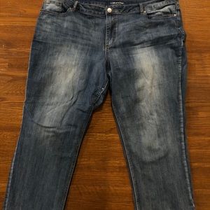 Maurices medium wash straight leg jeans